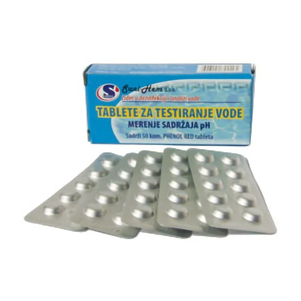 Tablete za proveru ph vrednosti vode 2